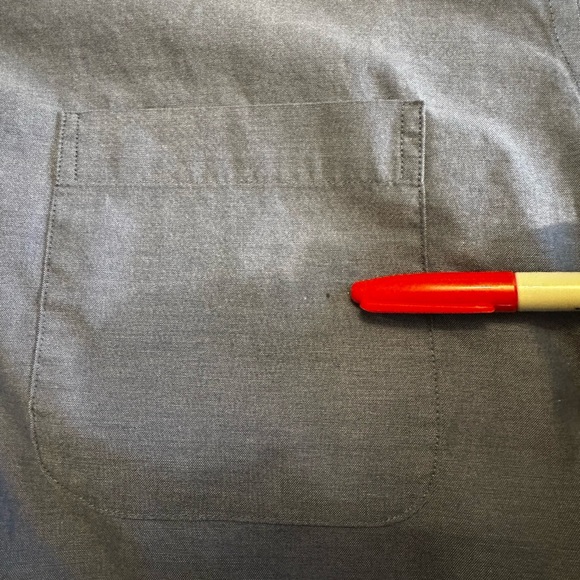 Nordstrom Mens Shop Non Iron 18.5 Long Sleeve Button Up Shirt Classic Fit 34” - Picture 9 of 9